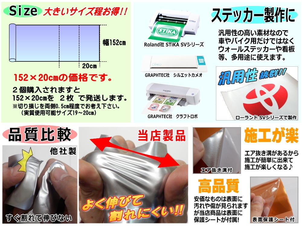 専用カーラッピングシート スエード調 レッド 152幅×長さ2m50 カー