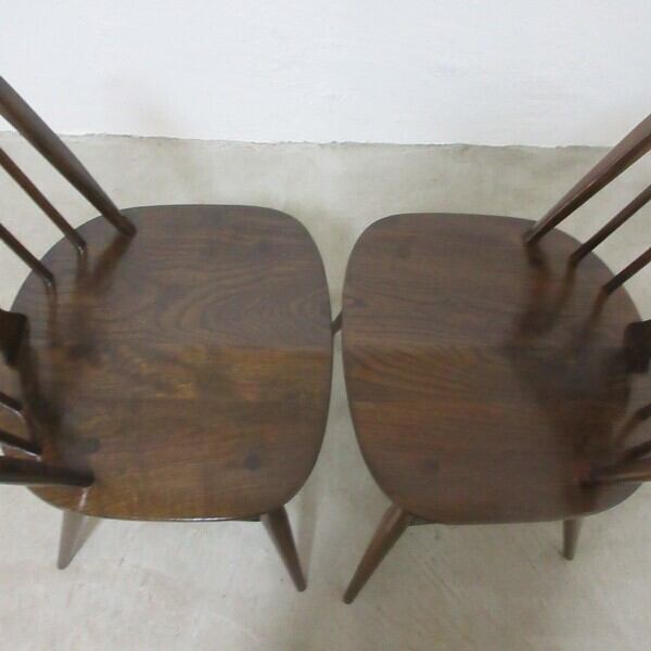 イギリス ビンテージ 家具 アーコール Ercol シスルバックチェア 2脚
