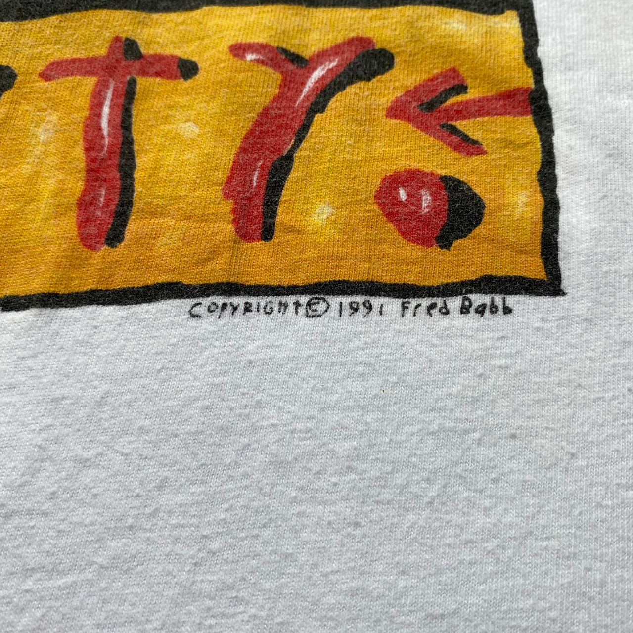 90年代 Fred Babb フレッド・バブ アートTシャツ プリントTシャツ 