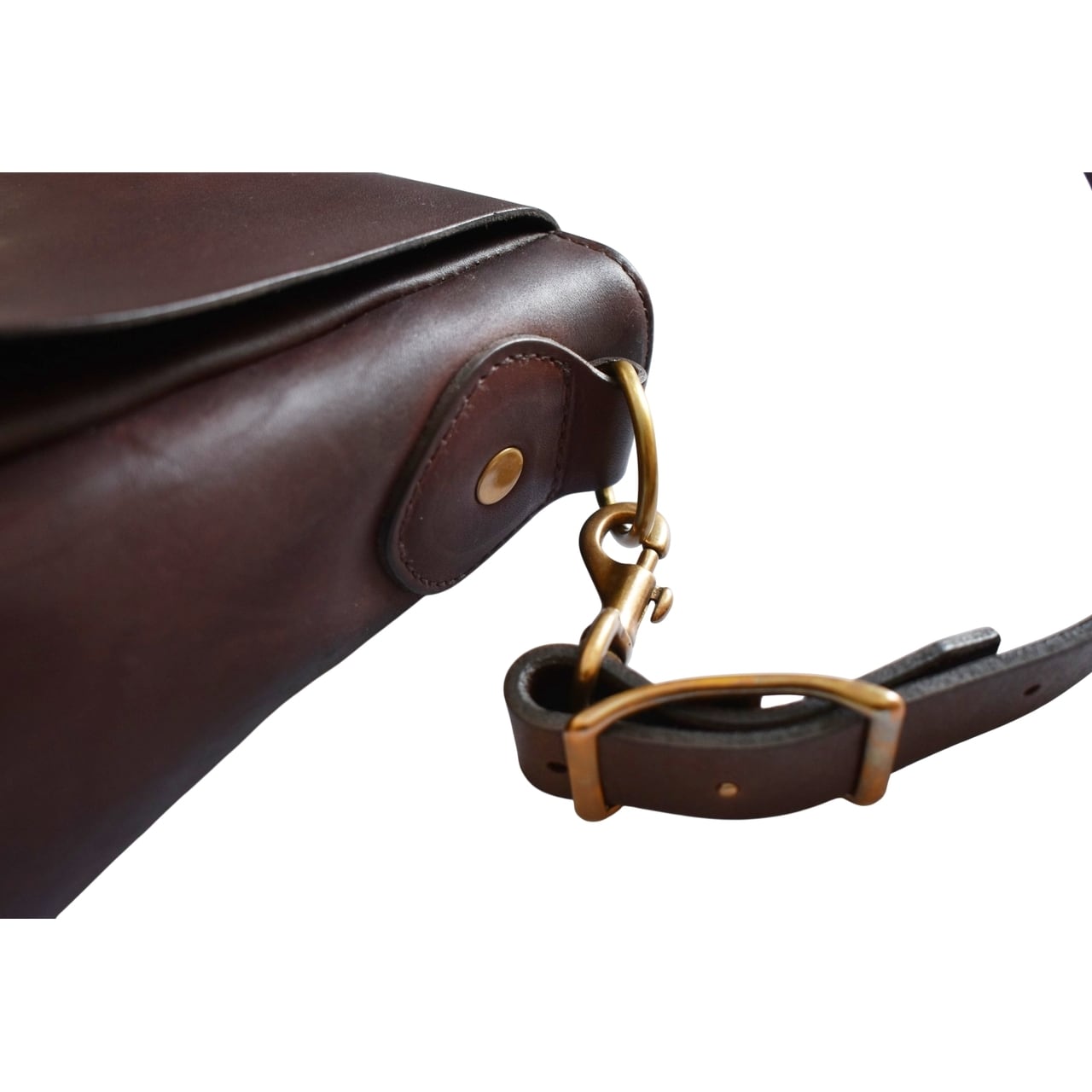vasco / LEATHER POSTMAN SHOULDER BAG LARGE (PLANE) - レザー ポスト