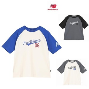 グラフィックラグランショートスリーブTシャツ[キッズ ジュニア]YT61S5YU ニューバランス 半袖