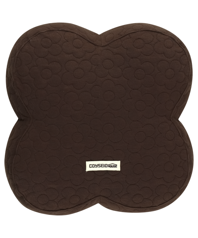 [COYSEIO] 4LEAF CLOVER CUSHION BROWN 正規品 韓国ブランド 韓国通販 韓国代行 韓国ファッション コイセイオ 日本 店舗