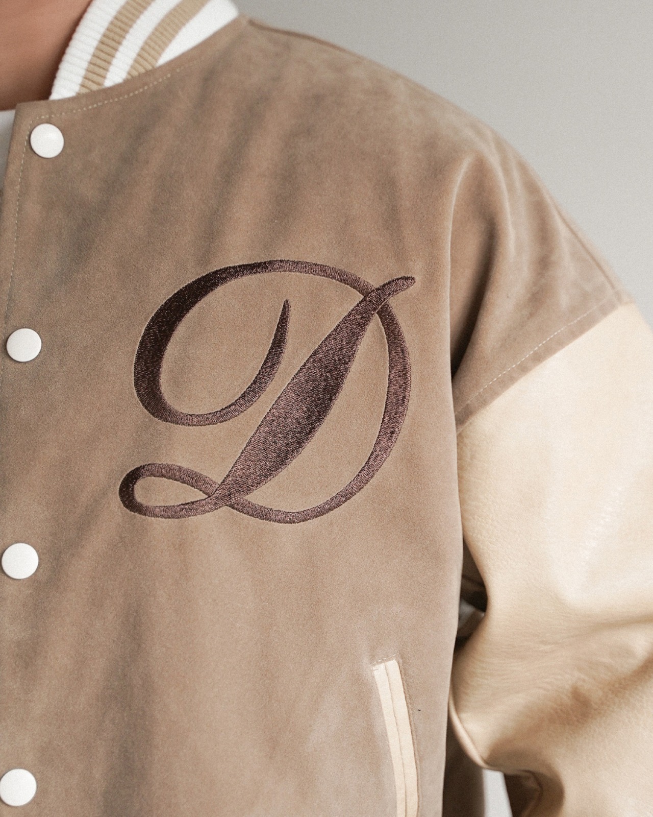 【#Re:room】DESERT CLUB SUEDE STADIUM JACKET［REJ138］