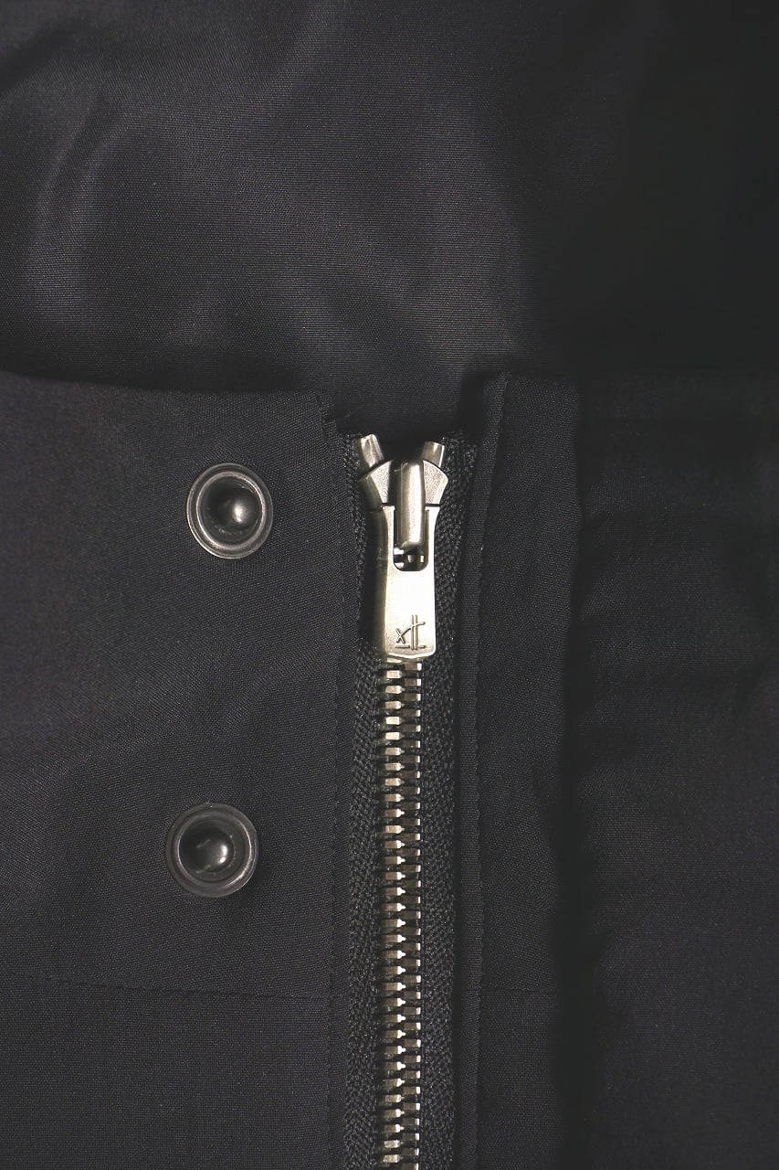 Nylon Padded Hoodie Coat