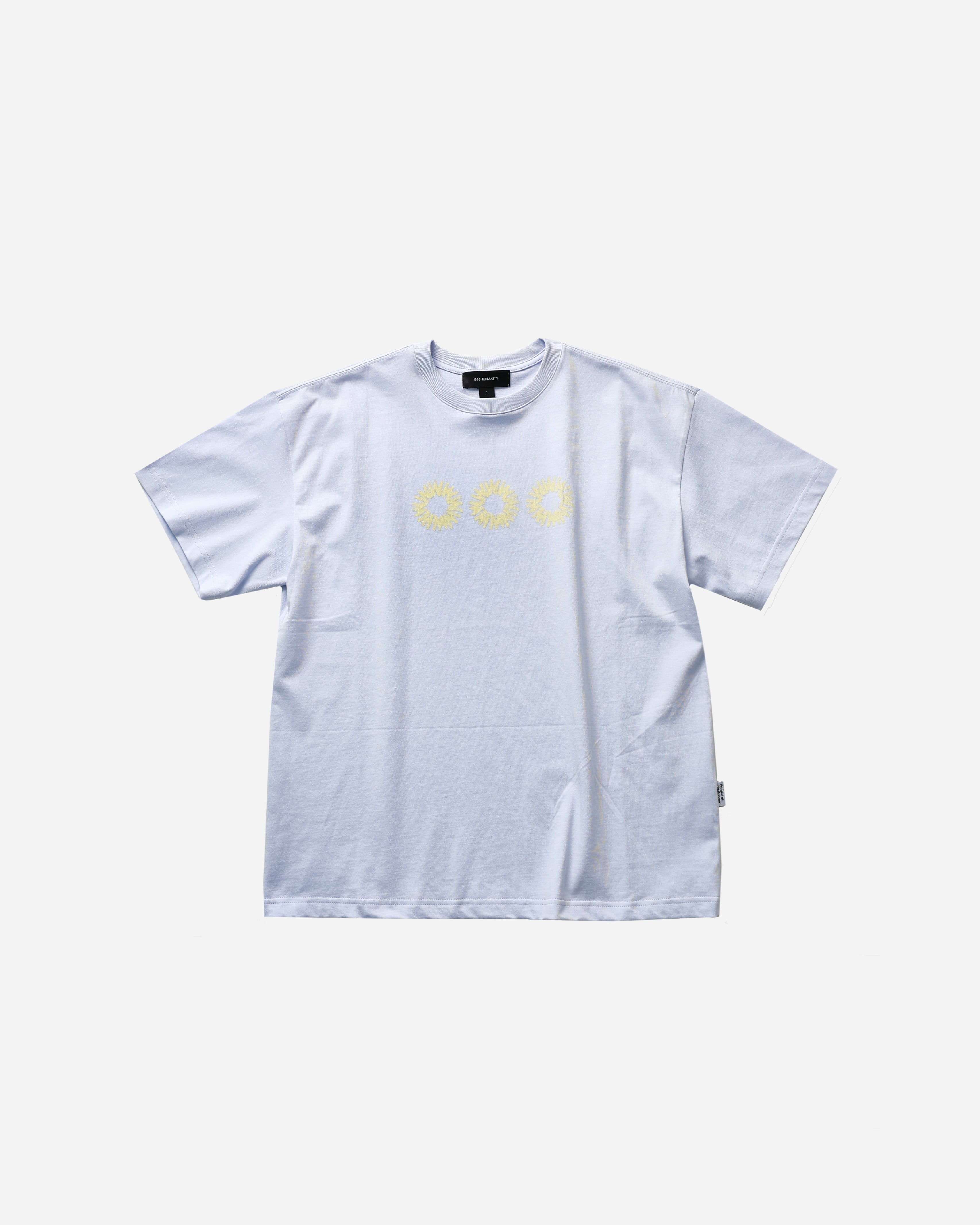 999HUMANITY] [X ROCKFISH] EEE LOGO T (SKY BLUE) 正規品 韓国