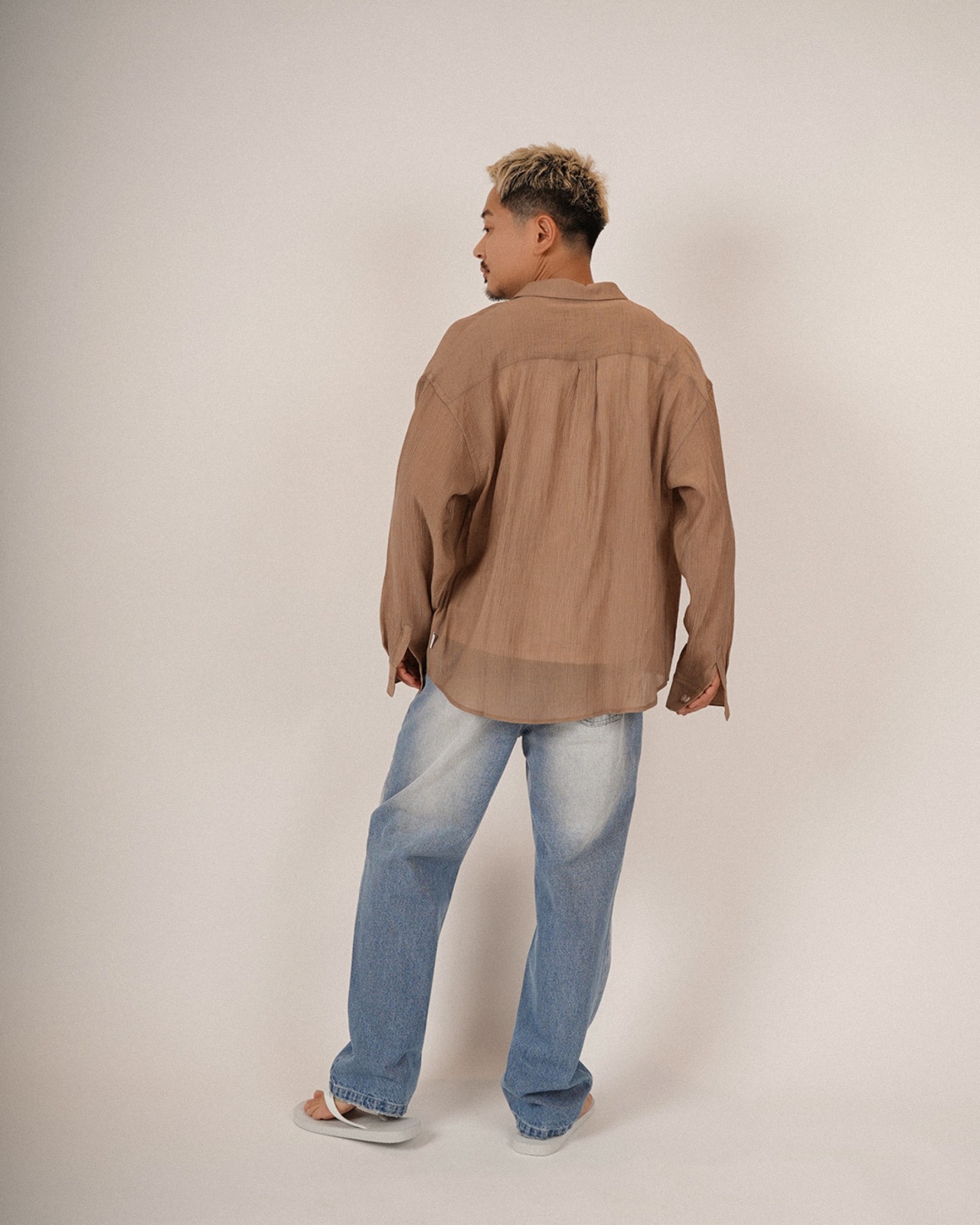 【#Re:room】SEE-THROUGH COLOR SHIRTS［RES128］