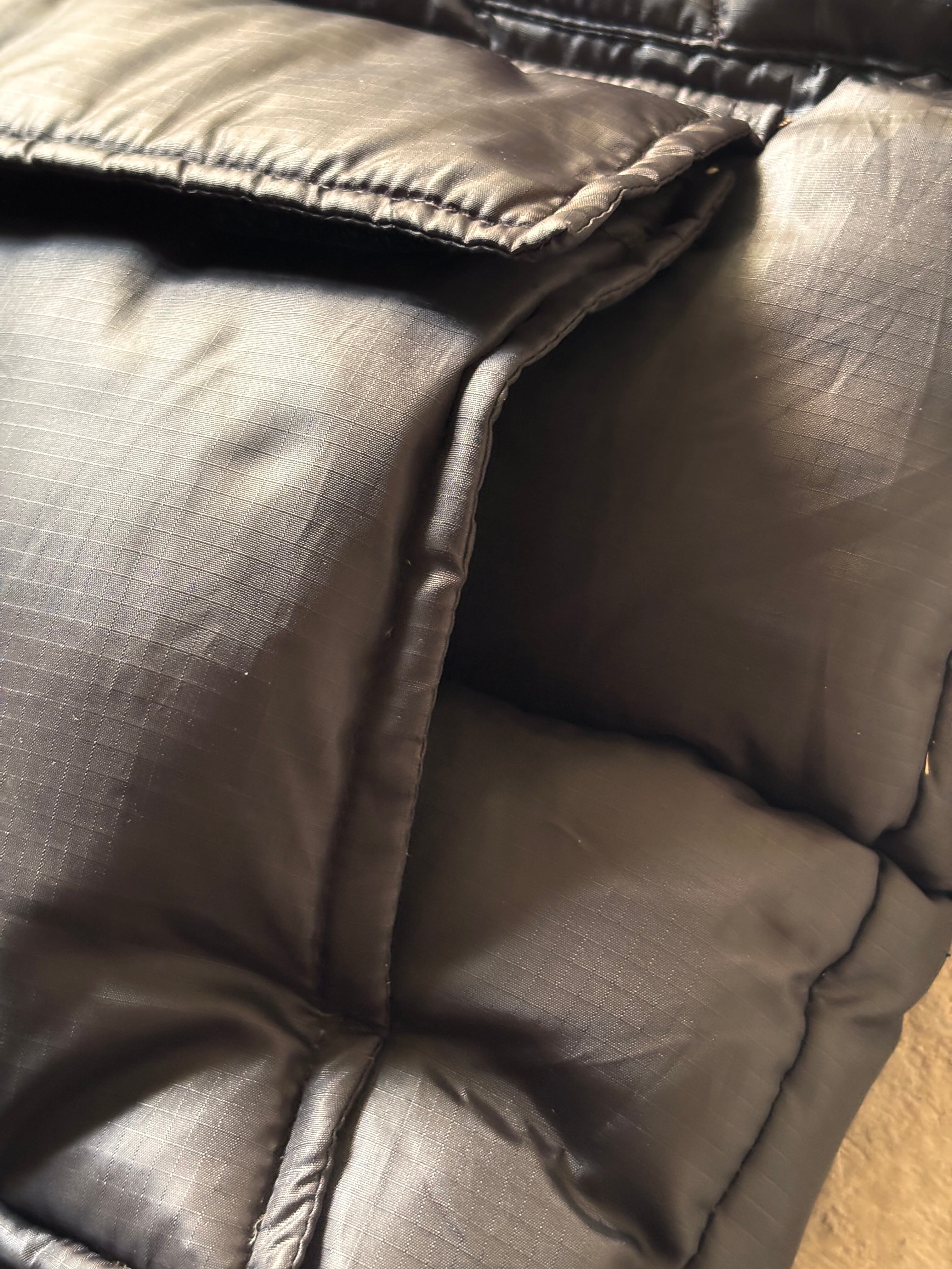 00s FINESSE × GOODENOUGH/Down Vest/S/ダウンベスト/刺繍ロゴ