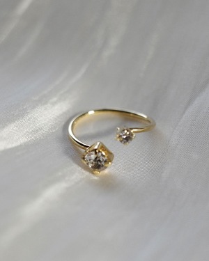 dual whisper pinky ring