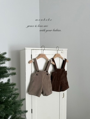 No.515 即納商品) monbebe コーデュロイサロペット