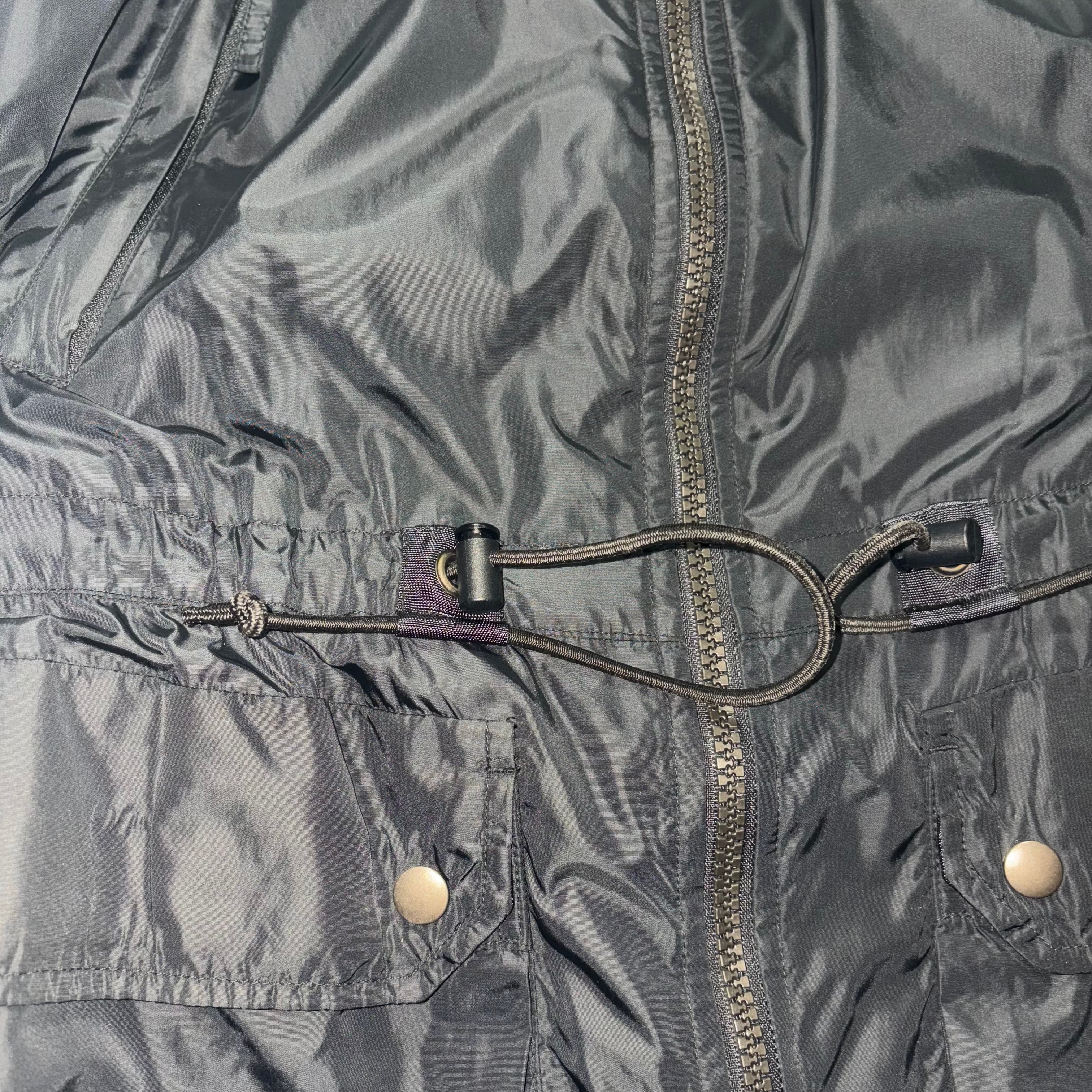 1997AW ISSEY MIYAKE MEN black nylon gimmick coat | NOIR ONLINE