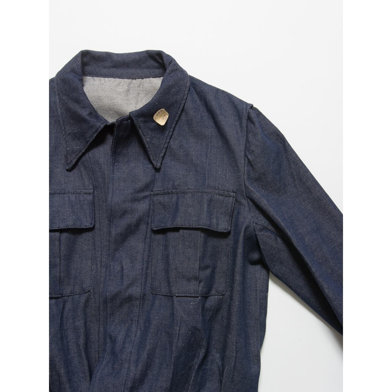 【Dead stock】70's Italian navy denim jacket（デッドストック イタリア海軍デニムジャケット ミリタリー）2c