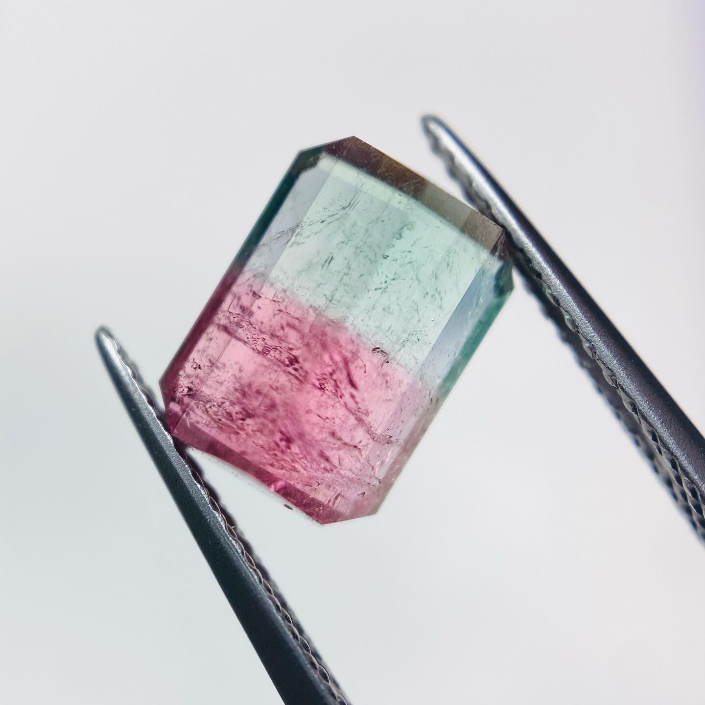 カラフルキューブなバイカラートルマリン