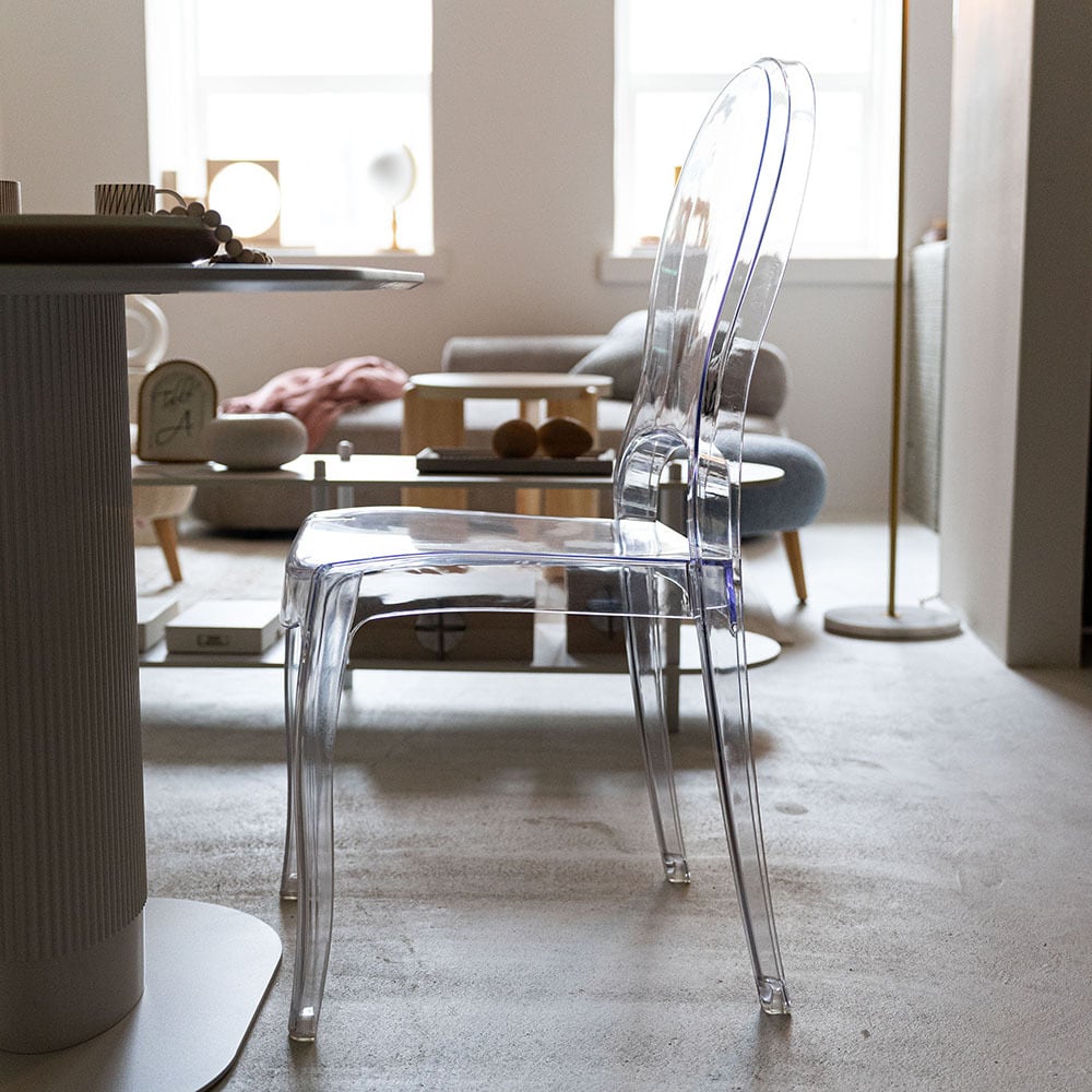 クリア チェア ダイニング デスク チェア | FIGARO