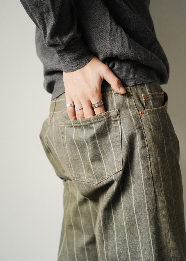 COMME des GARCONS HOMME 03AW cotton denim trousers