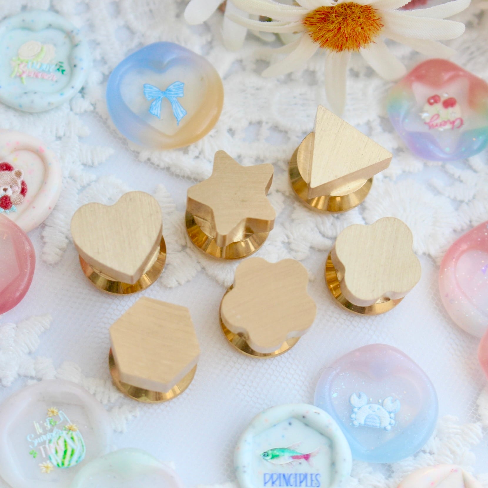 【New】Wax seal stamp│ Blank mini【15mm】