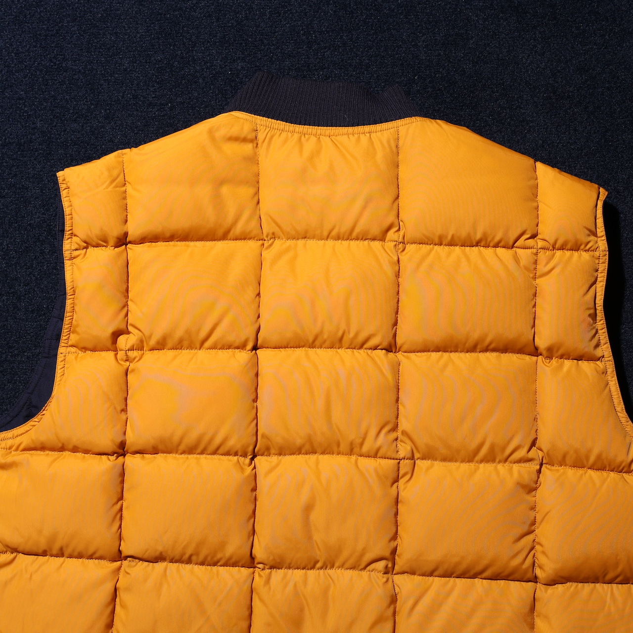 美品 XL リバーシブル ネイビー マンゴー Eddie Bauer Downlight Vest エディーバウアー グース ダウンライトベスト