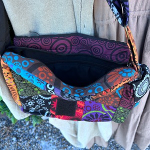 パッチワーク柄ショルダーバッグ