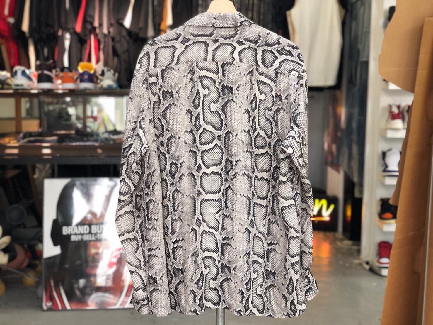 WACKO MARIA HAWAIIAN SHIRT L/S パイソン