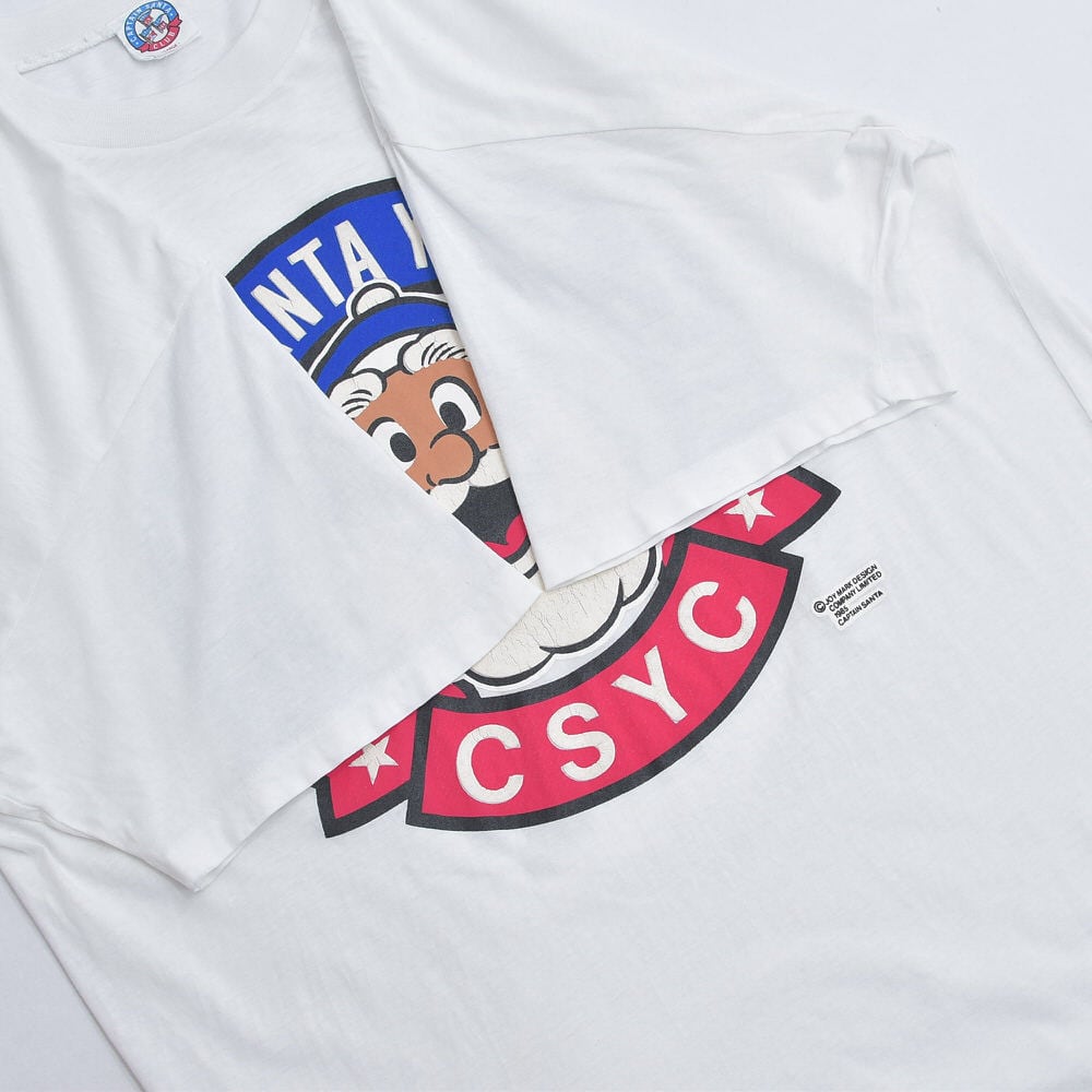 90s CAPTAIN SANTA CLUB キャプテンサンタ プリント Tシャツ 半袖