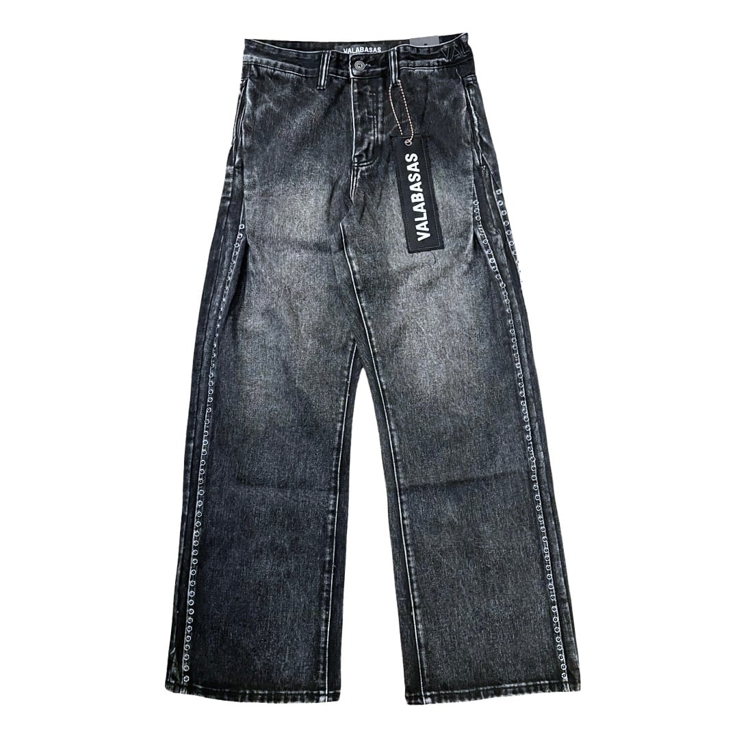 【専用】Valabasas Archane Baggy Black 新品30 VALABASAS（ヴァラバサス） バラバサス デニムパンツ バギー