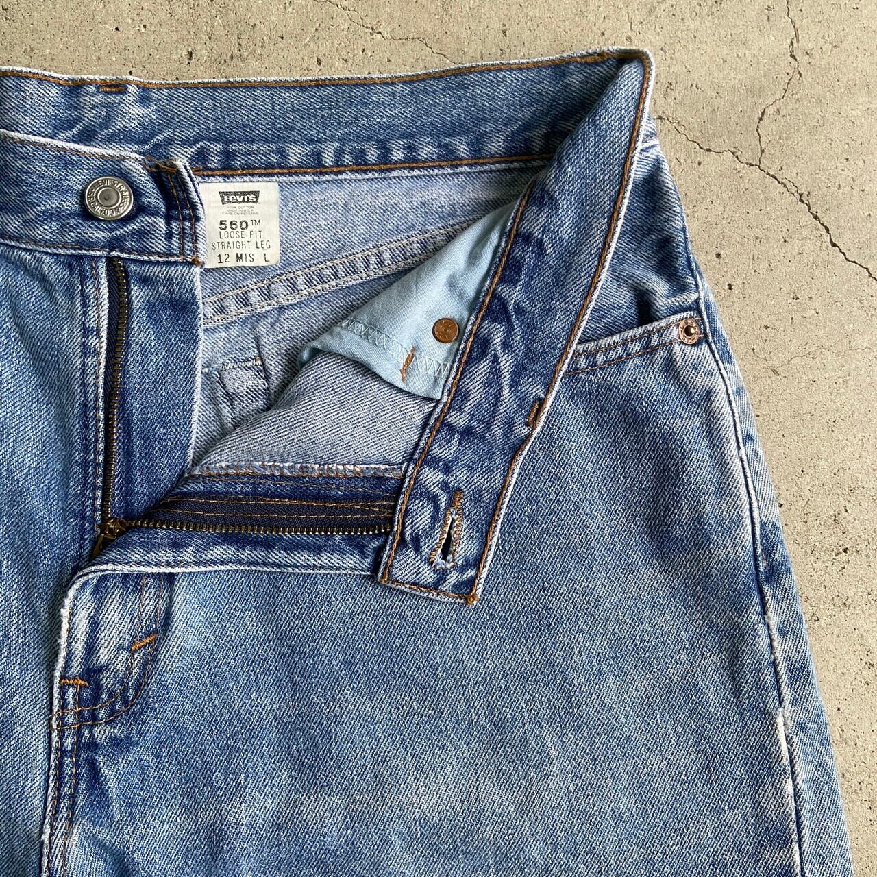 USA製 90年代 Levi's リーバイス 560 テーパードデニムパンツ ワイド