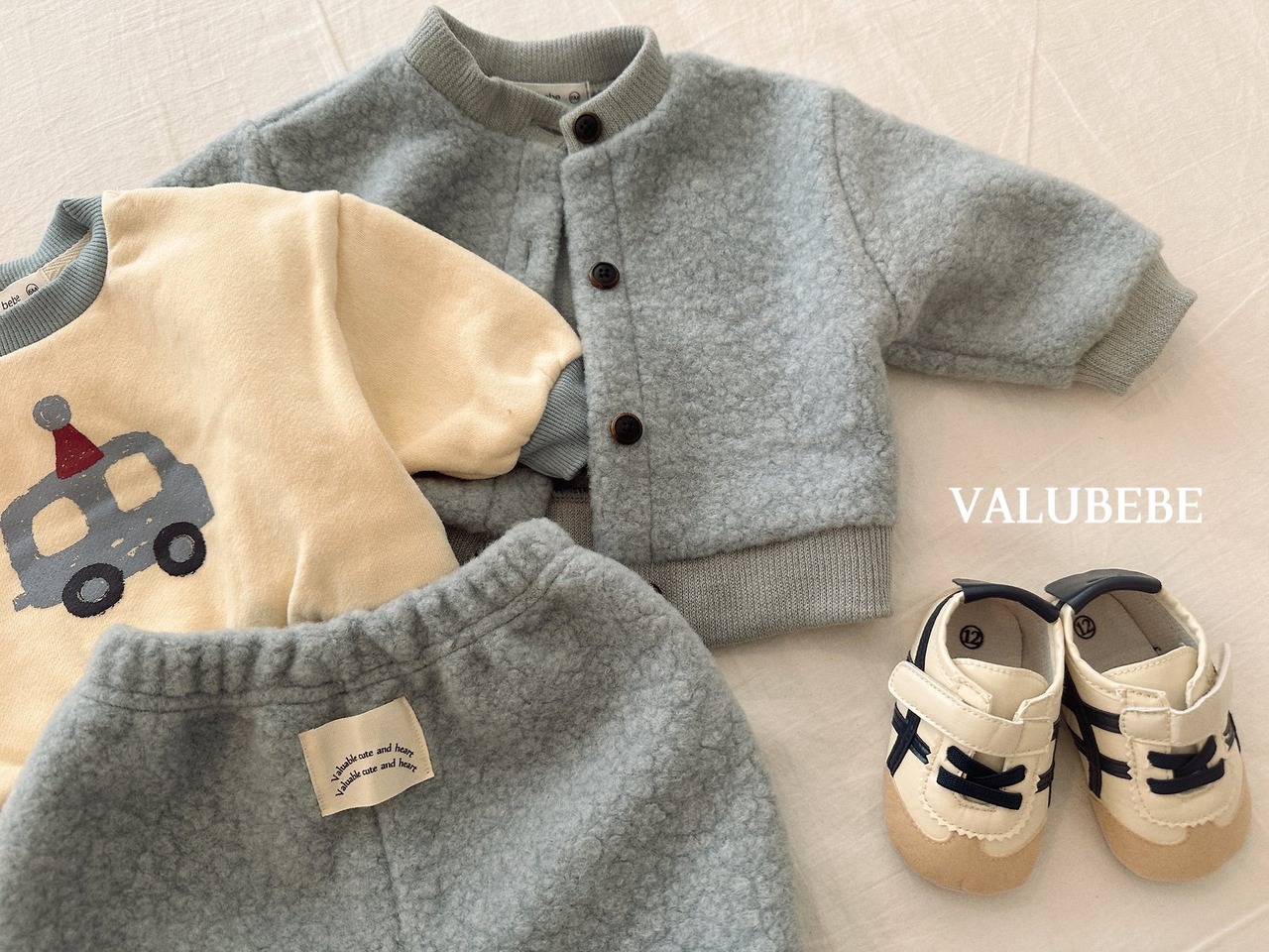 ベルベベ / valubebe / アイビーカーディガン / 韓国子供服 / ベビー|キッズ / 26winter〖取寄〗*6M~S*