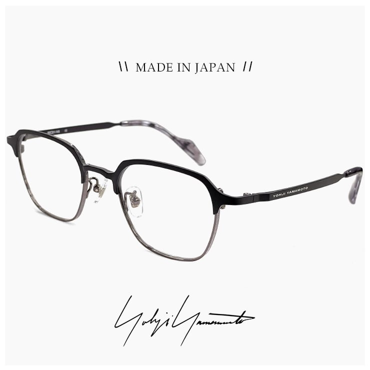 メンズ ヨウジ ヤマモト 19-0094 2 c02 49mm メガネ Yohji Yamamoto