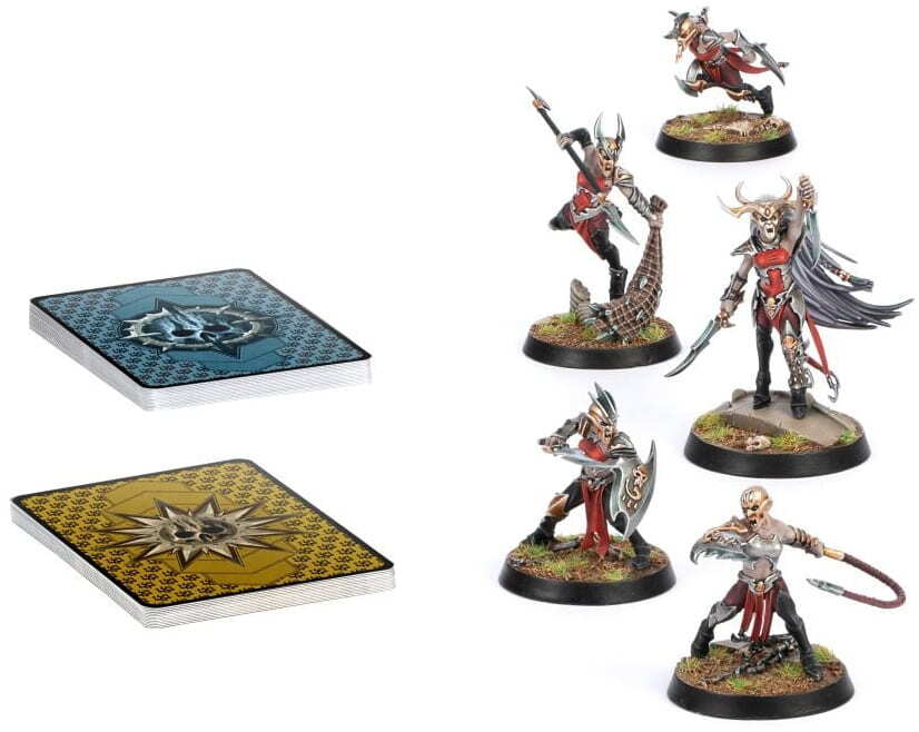 ウォーハンマー 塗装済み アンダーワールド ガレクの略奪団 ナイト