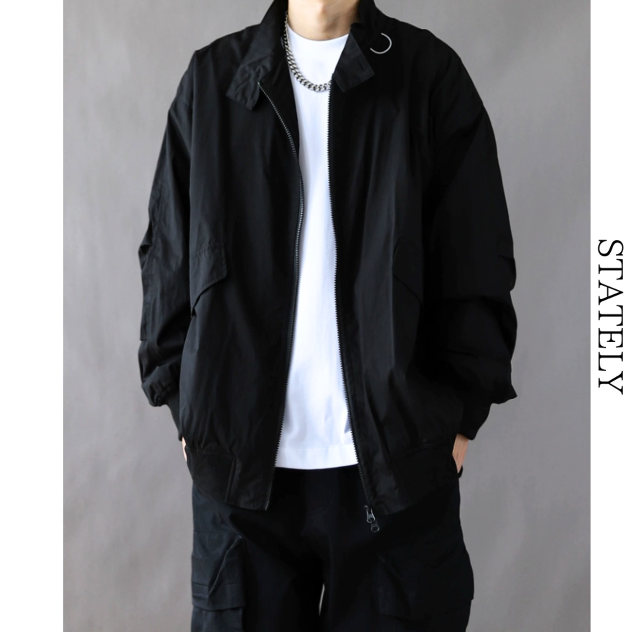 Double Zip オーバーシルエットジャケット/2color_O44・画像6