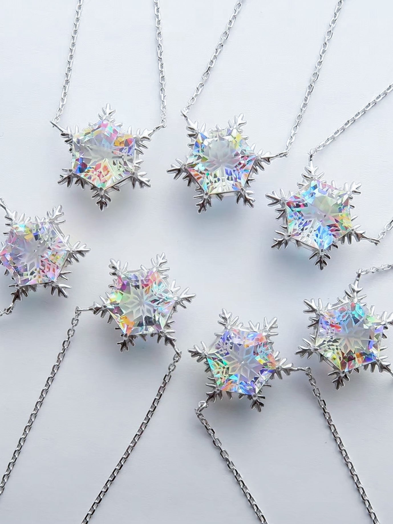 受注生産】prismgem ゆきんこカット ネックレス 【シミズ貴石