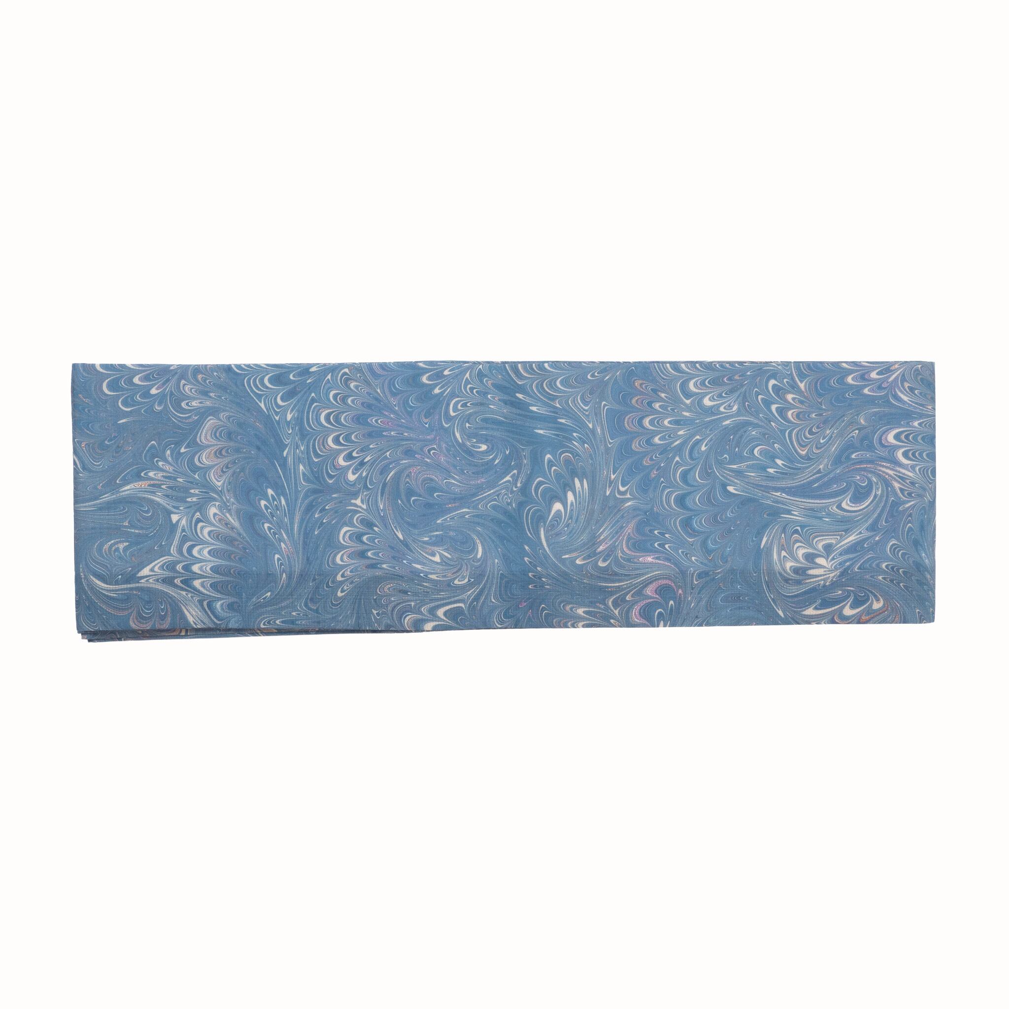 リバーシブル半幅帯 ［波の綾 花火柄］ | Marble+