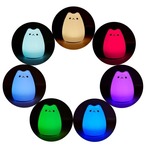Formosa Japan シリコン ねこ 猫 LED イルミネーション ランプ デスクライト IF-LEDC