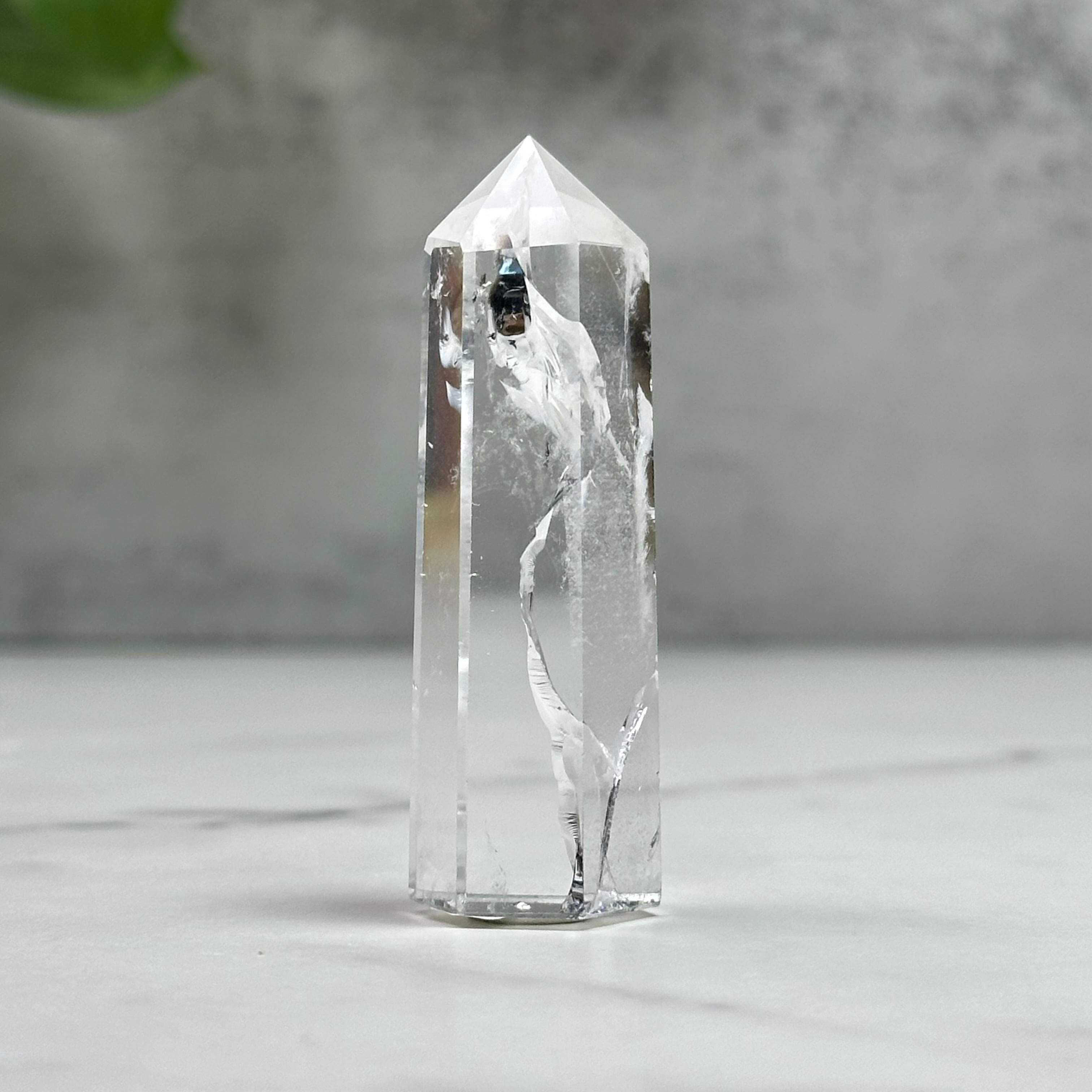 クラック水晶タワー天然石