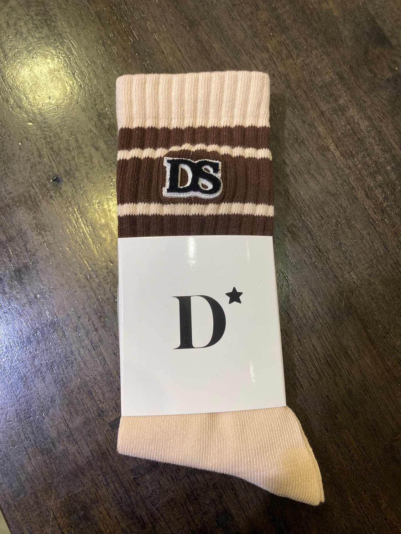 ダブルスタンダード DOUBLE STANDARD ラインロゴソックス