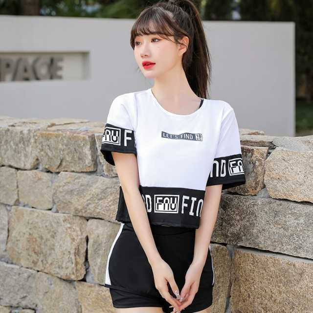 スポーツ/アウトドア美品　ネイビー　ラフTシャツ　スボーツジム