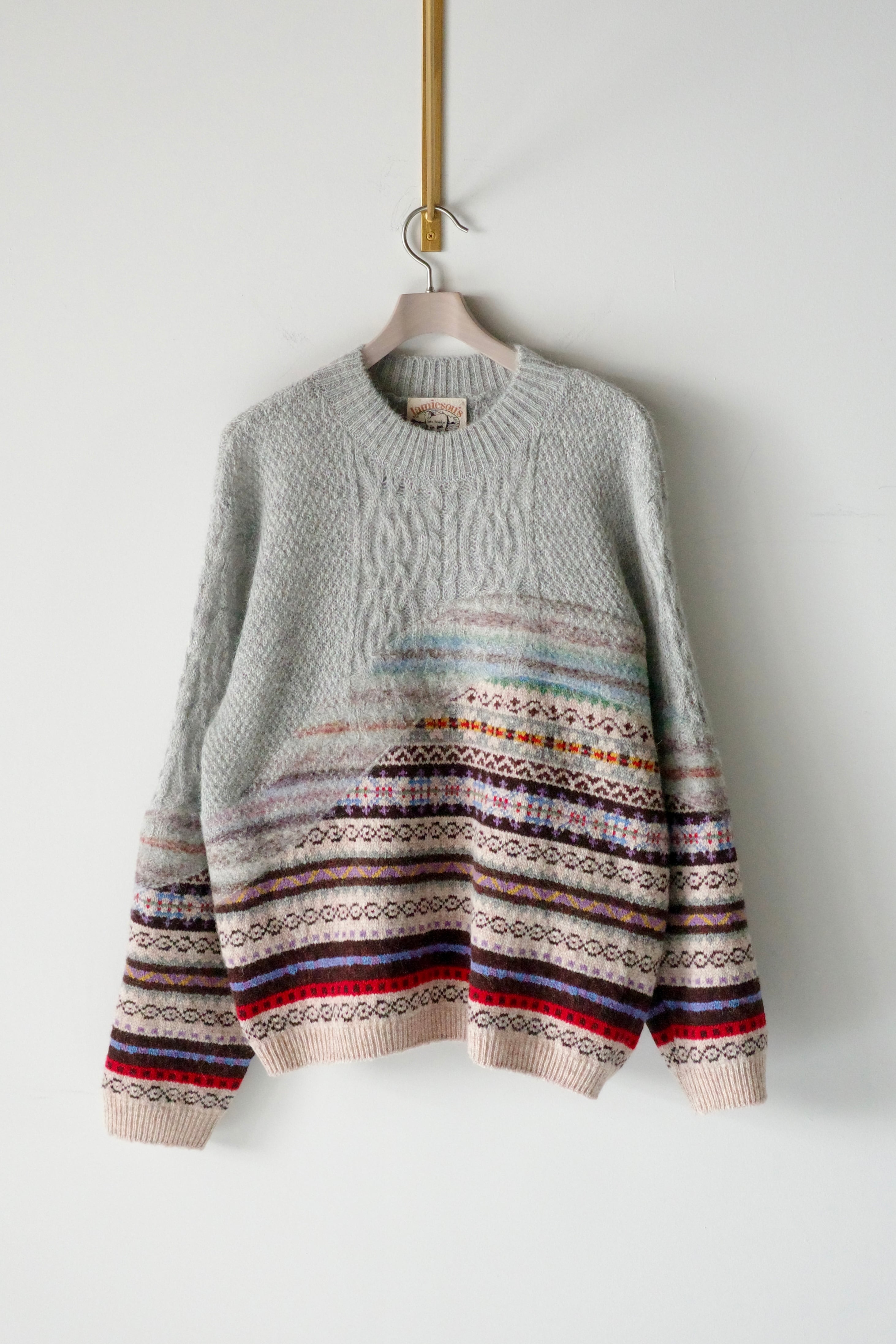 Kota Gushiken 【JAMIESON’S MEET MOHAIR -LIGHT GRAY-】