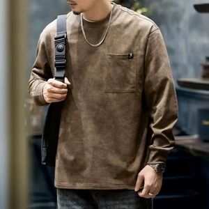 オールドスタイル ポケット付きロングTシャツ 2カラー 10662