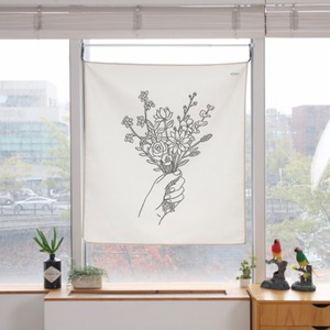 flower bouquet fabric poster L size 4types / ファブリックポスター