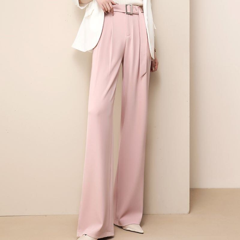 春夏新作 ワイドパンツ レディース とろみパンツ ロング ワイドパンツ レディース 大きいサイズ パンツ レディース おしゃれ ハイウエスト ボトムス パンツ レディース 春新作 春 春服 夏新作 夏 夏服 春夏 新作 ピンク ホワイト 白 ブルー ブラック 黒 P62 Kirari