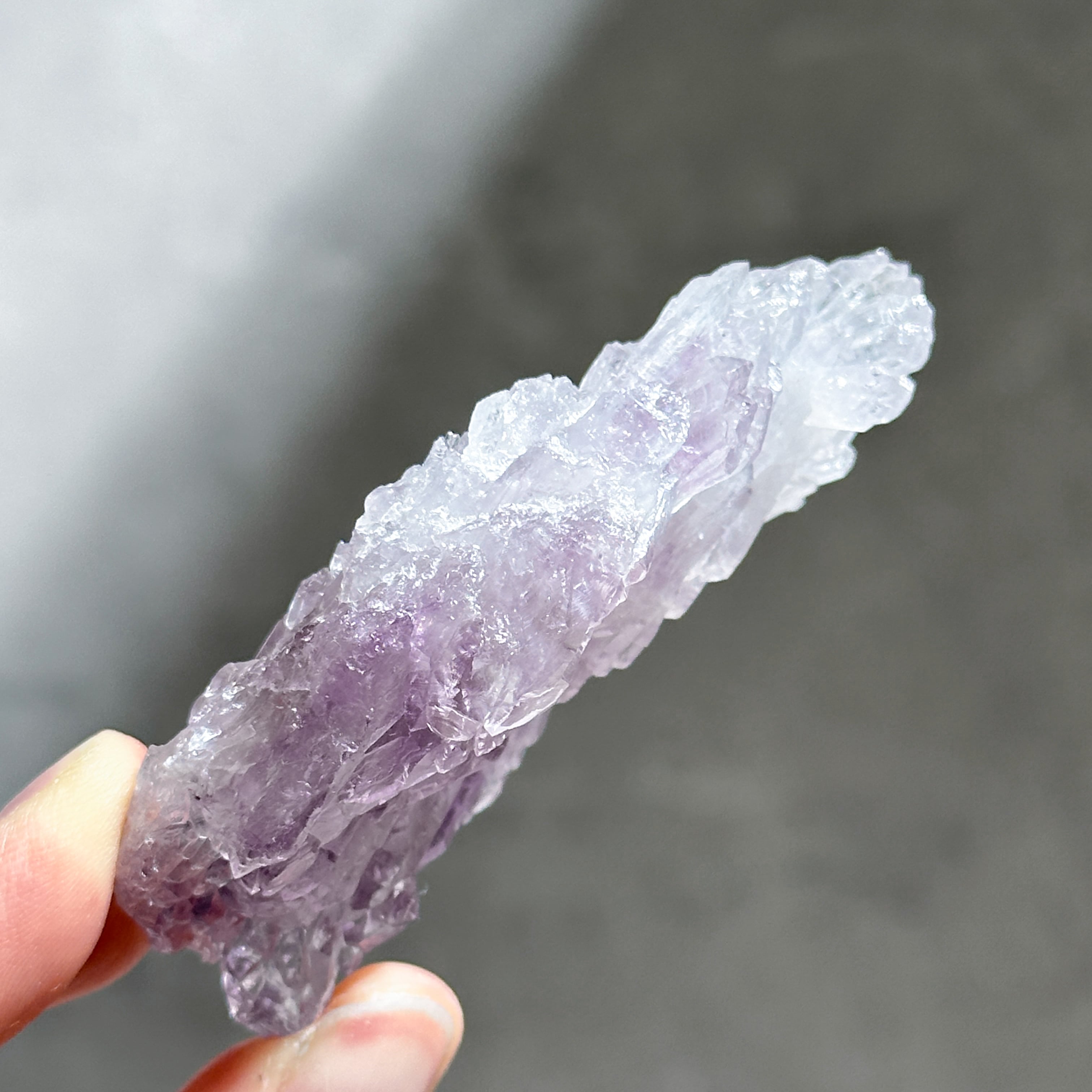 フラワーアメジスト プレート風 25◇ Flower Amethyst ◇天然石・鉱物