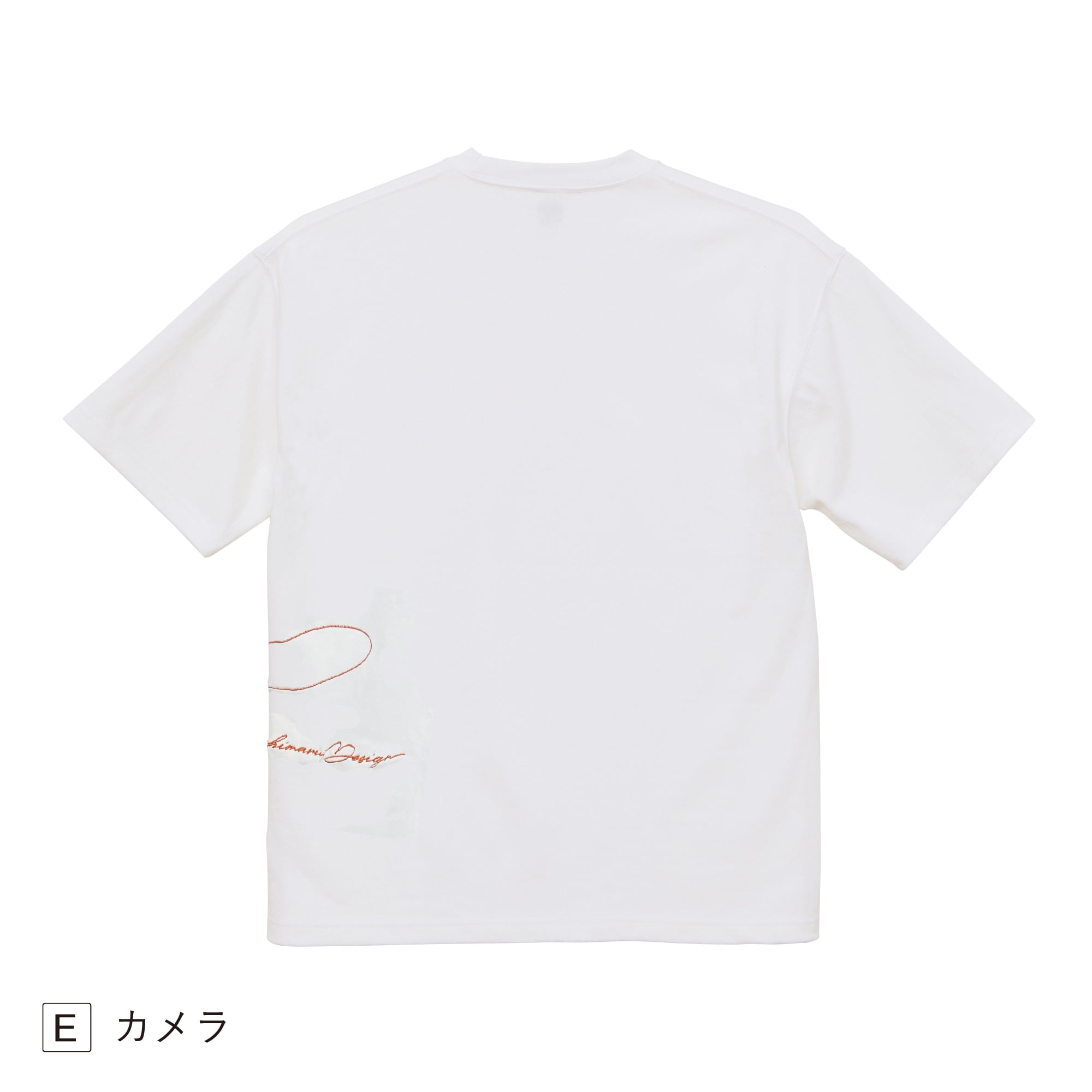 刺繍☆半袖Tシャツ/ほら!ひと筆書き
