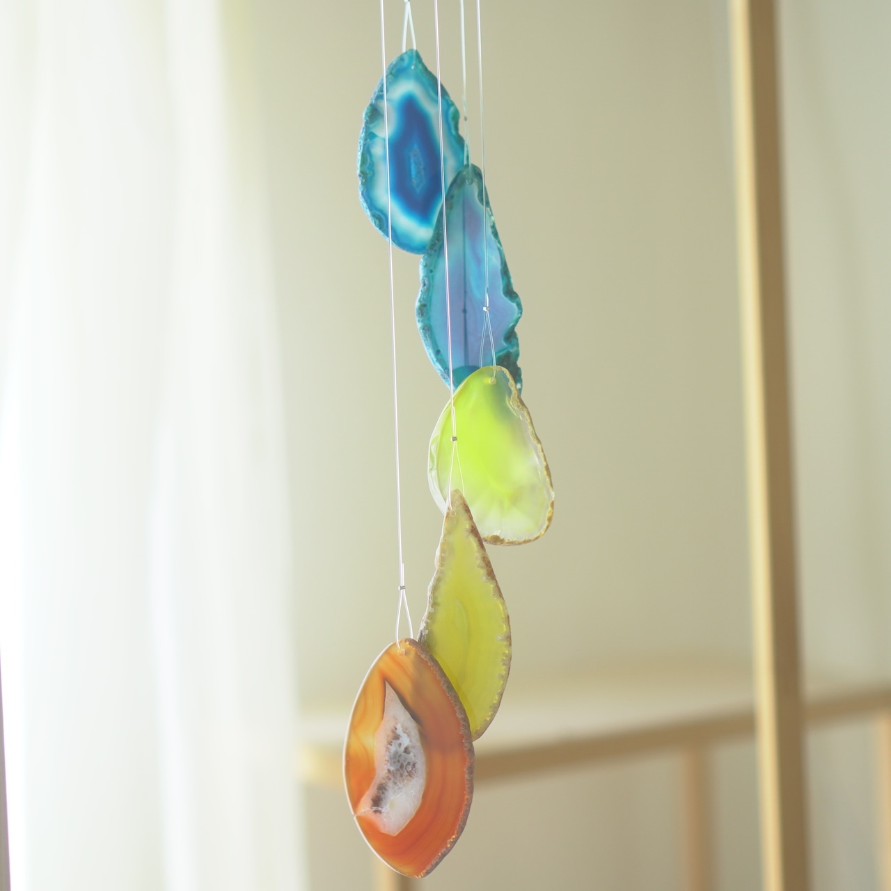 Warm Beach 09 - アゲートヒーリングチャイム / Agate Sun Catcher Wind Chime 894