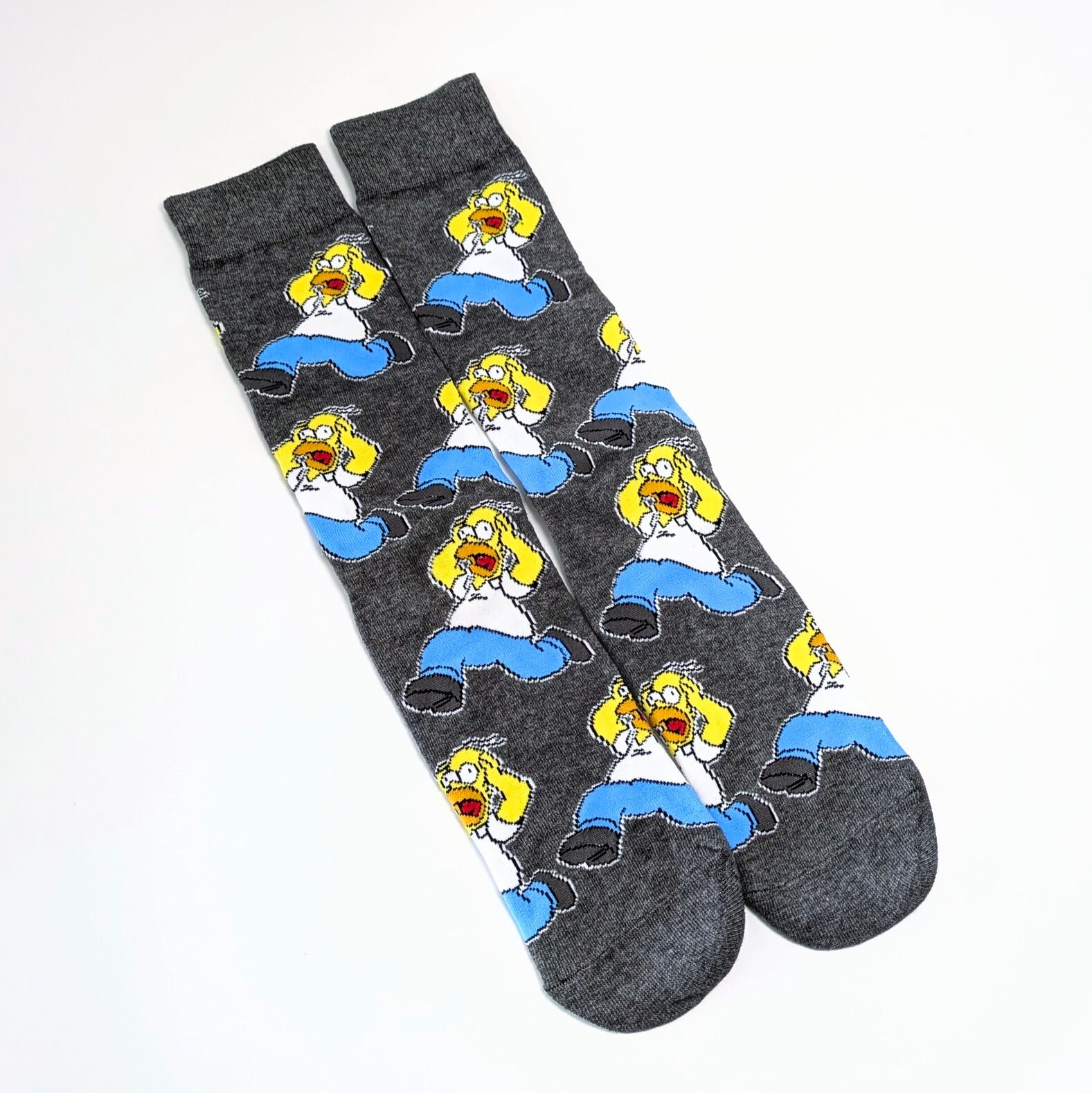 ☆【 crew socks / クルーソックス 】『 The Simpsons / シンプソンズ / ホーマー 』 靴下 / ソックス〚アメリカン雑貨 アメトイ〛