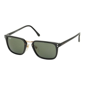 レイバン Premier E ボシュロム社製 サングラス アイウェア スクエア ブラック プラスチック レディース Ray-Ban 中古