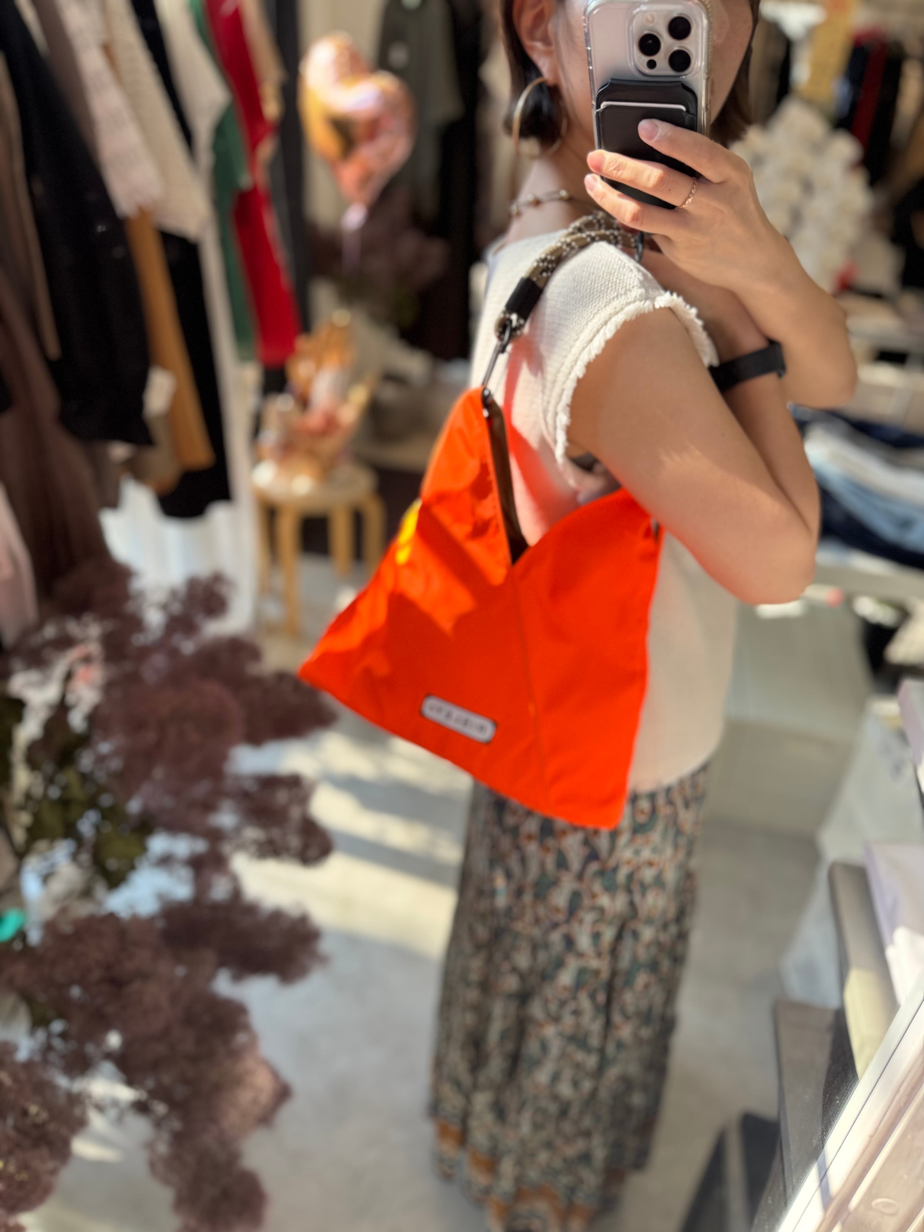 【RISLEY】トライアングルフリルミニバッグ