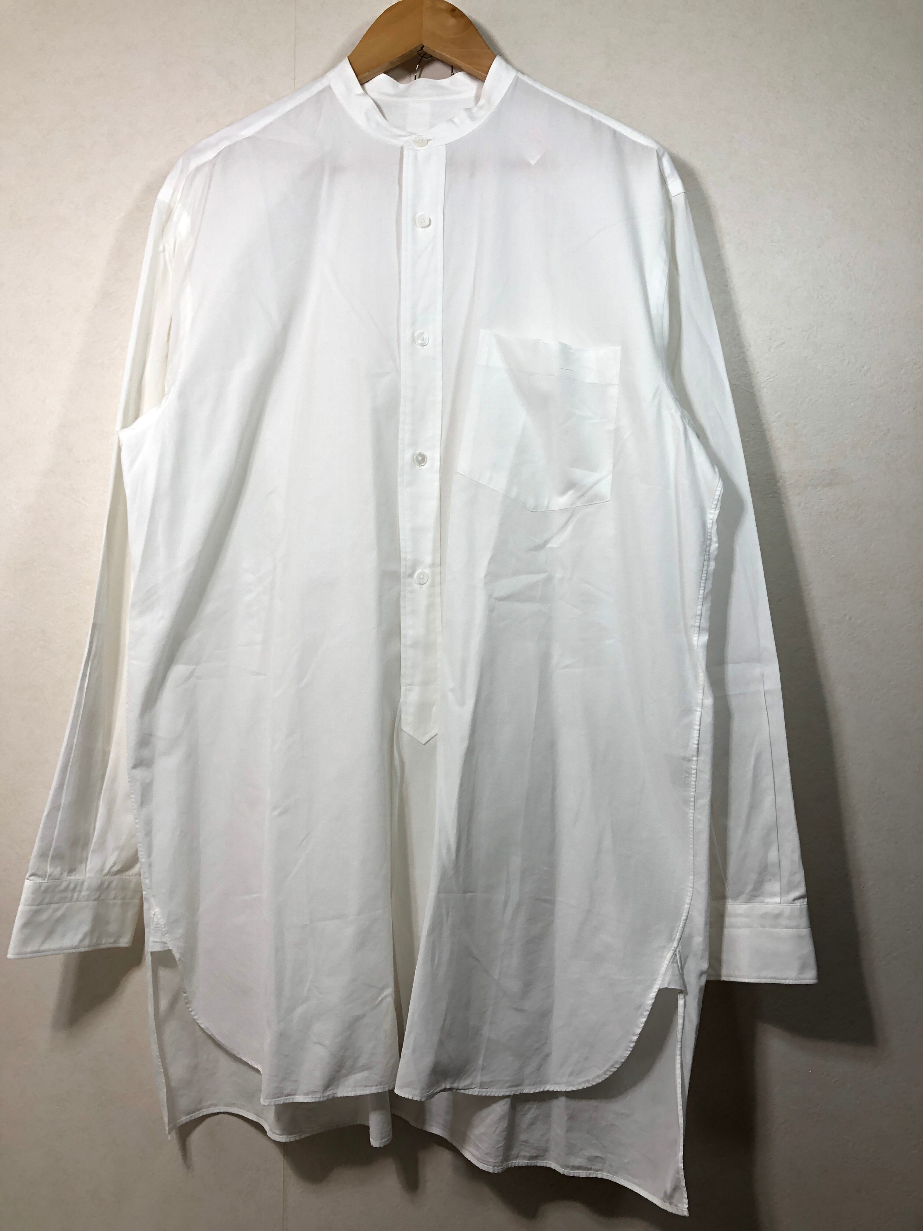 050909 COMOLI バンドカラーシャツ 3 長袖 バンドカラー シャツ コモリ 