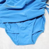 社交ダンス 衣装 チャコット Chacott 日本製 ラテン ドレス ワンピース ブルー系 水色 無地 伸縮 ストレッチ ダンス パーティ 発表会 花 ドレス ワンピース 社交ダンス衣装 おしゃれ 可愛い 発表会衣装 大人用 ダンスパーティー レディース Mサイズ