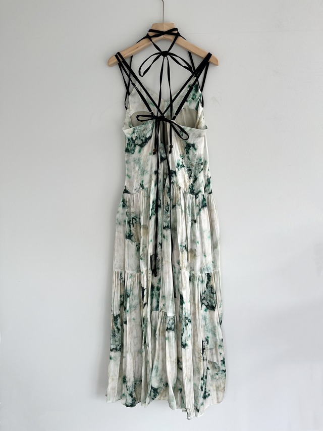 MURRAL Ore tiered camisole dress (Jade) | KOKO