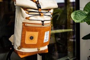 ※受注生産※ ROLL TOP BACK PACK [NATURAL]