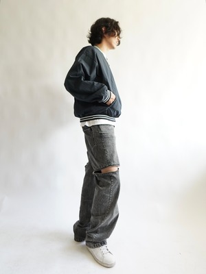 Design ナイロンビッグプルオーバー PO／Navy